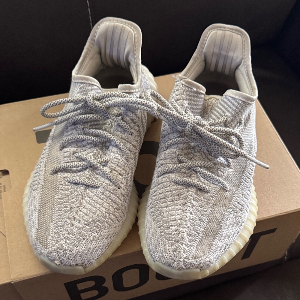Adidas Yeezy Boost 350 V2 in Light Gray and Cream